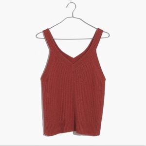 madewell stockholm sweater tank size small